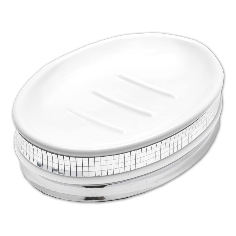 Radiant White Bath Accessory Collection - soap dish