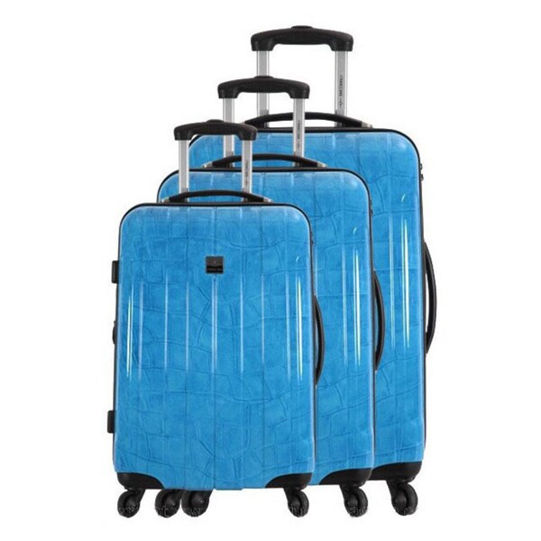 crocodile luggage set