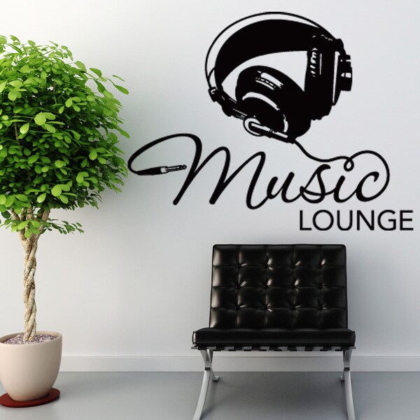 Music Lounge Vinyl Wall Art - Free Shipping Today - Overstock - 17816005