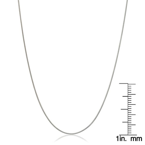 18/" or 20/" Italian Sterling Silver Necklace .925-3-Strands Braided 16/"