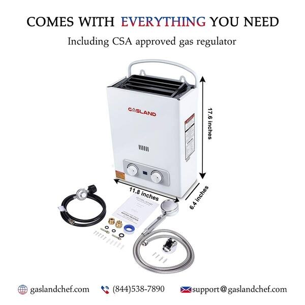 Marey 3.1 GPM Liquid Propane Tankless Water Heater - Bed Bath u0026 Beyond -  10764377