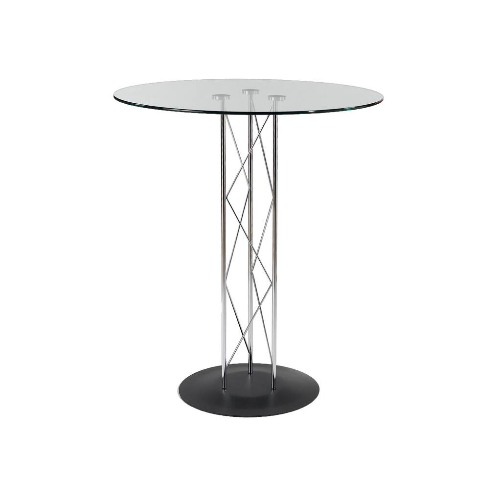 Trave Black 36-inch Bar Table