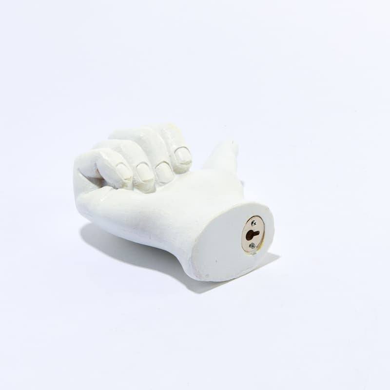 Interior Illusions Plus White Thumbs Up Wall Mount - 6.5" long