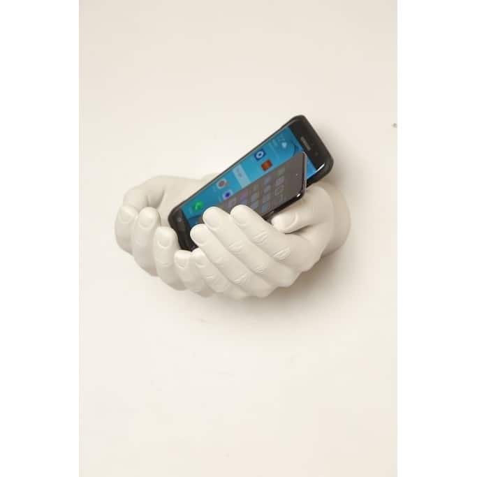 Interior Illusions Plus White Hands Out Wall Mount - 7.5" long