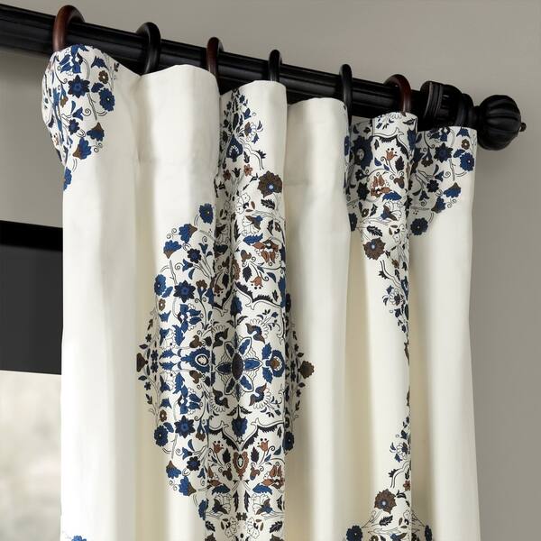 Shop Exclusive Fabrics Kerala Blue Printed Cotton Twill Single