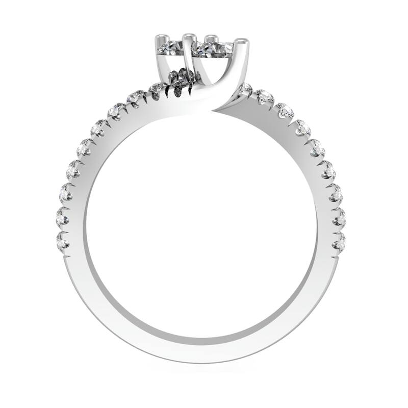 Auriya Round 2-Stone Diamond Engagement Ring 2ct TDW 14K Gold