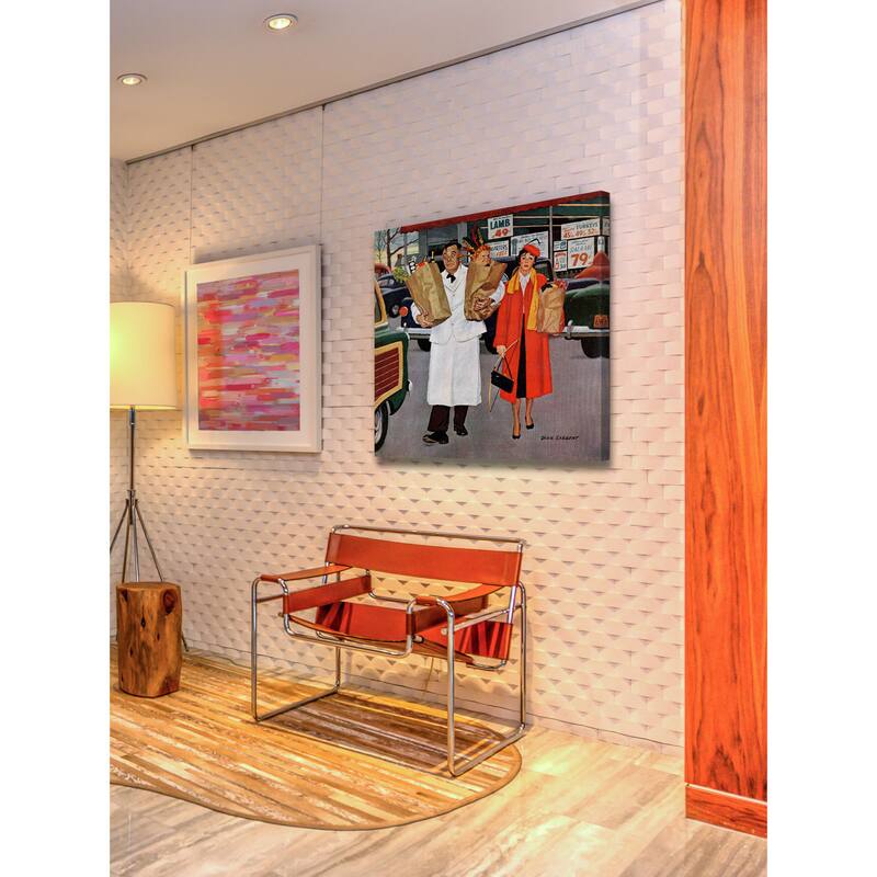 Marmont Hill - 'Sack Full of Trouble' by Richard Sargent Painting Print on Canvas - Multi-Color