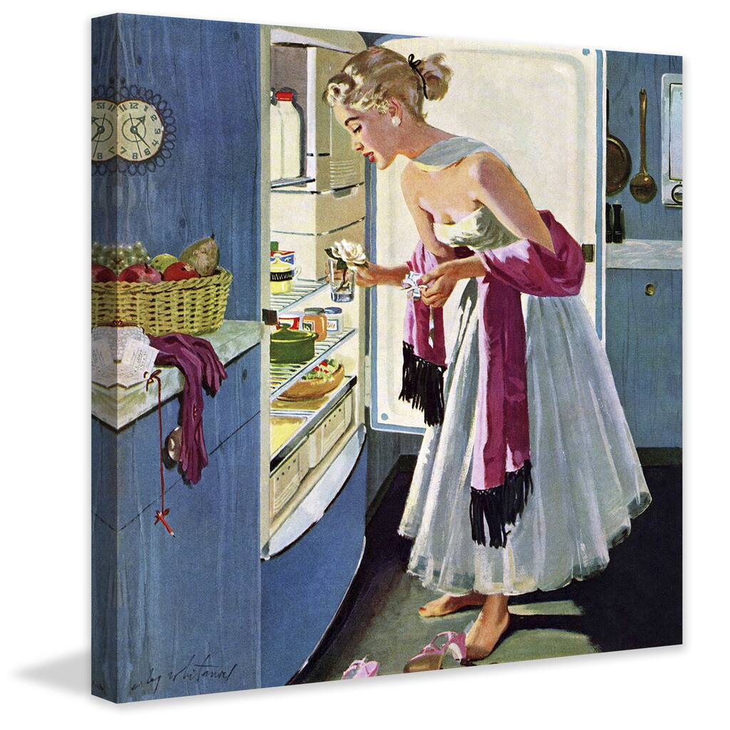 Marmont Hill - 'Prom Momento' by Coburn M. Whitmore Painting Print on Canvas - Multi-Color