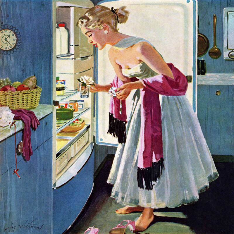 Marmont Hill - 'Prom Momento' by Coburn M. Whitmore Painting Print on Canvas - Multi-Color