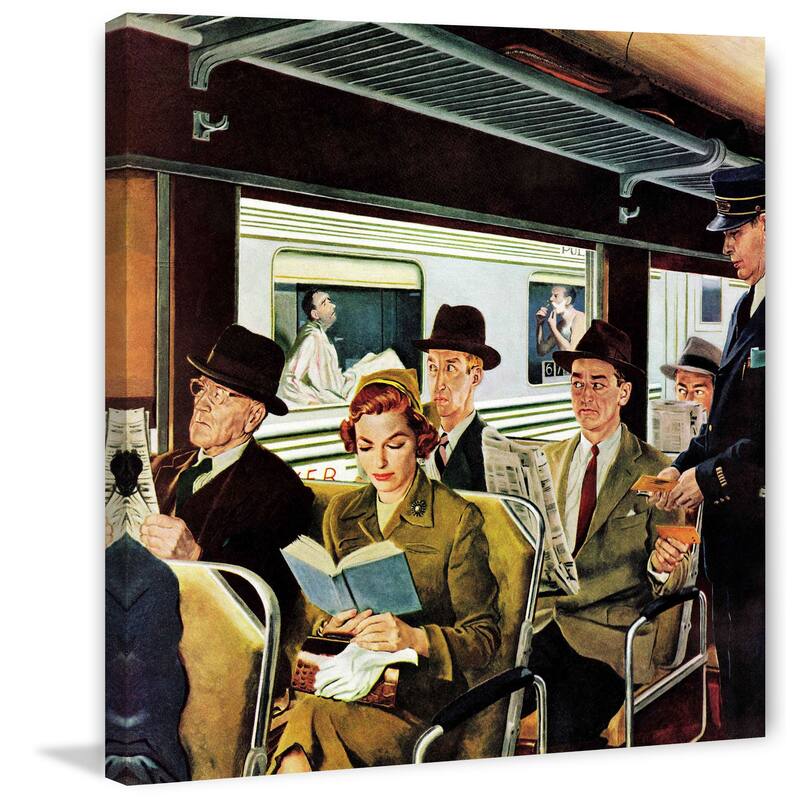 Marmont Hill - 'This Does Not Commute' by George Hughes Painting Print on Canvas - Multi-Color