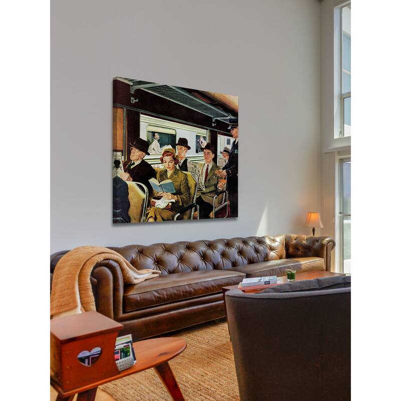 Marmont Hill - 'This Does Not Commute' by George Hughes Painting Print on Canvas - Multi-Color
