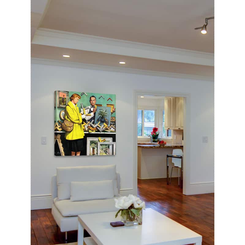 Marmont Hill - 'Frame-Up' by Stevan Dohanos Painting Print on Canvas - Multi-Color