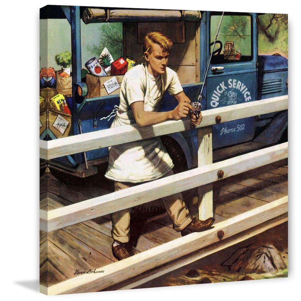 Marmont Hill - 'Rush Order' by Stevan Dohanos Painting Print on Canvas