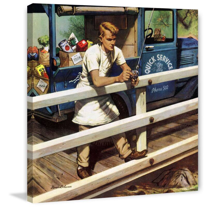 Marmont Hill - 'Rush Order' by Stevan Dohanos Painting Print on Canvas