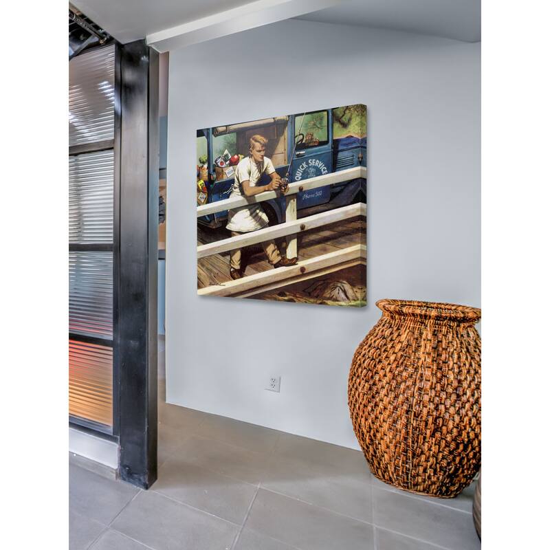 Marmont Hill - 'Rush Order' by Stevan Dohanos Painting Print on Canvas