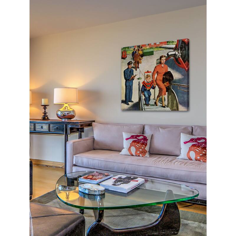 Marmont Hill - 'Space Traveller' by Amos Sewell Painting Print on Canvas - Multi-Color