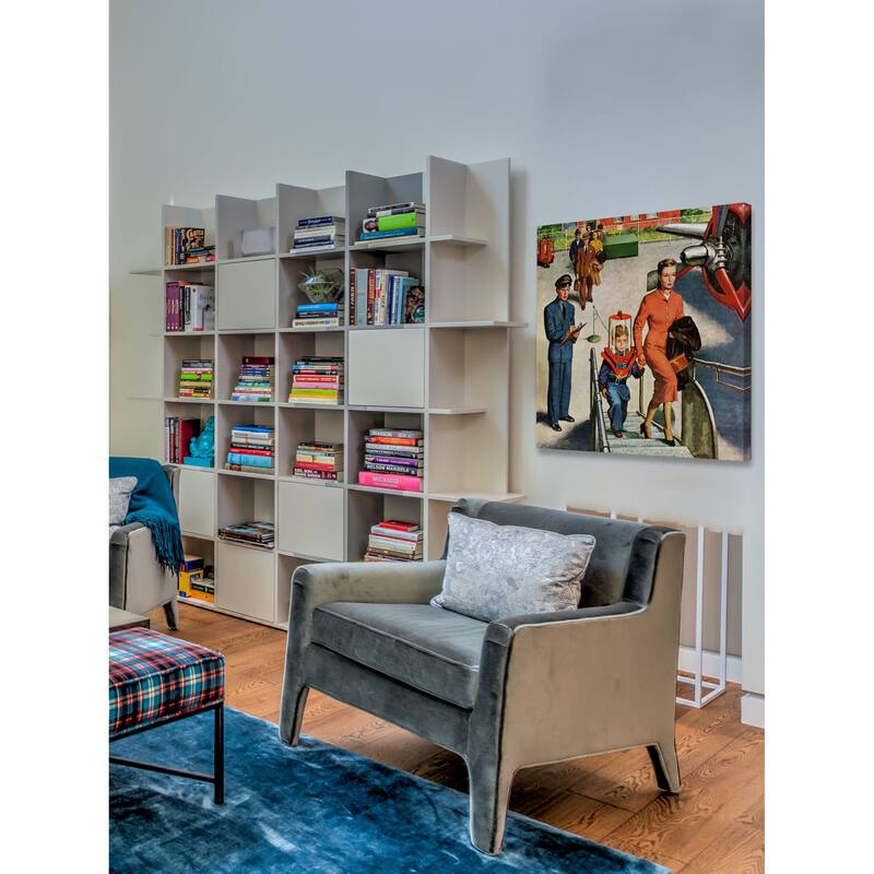 Marmont Hill - 'Space Traveller' by Amos Sewell Painting Print on Canvas - Multi-Color