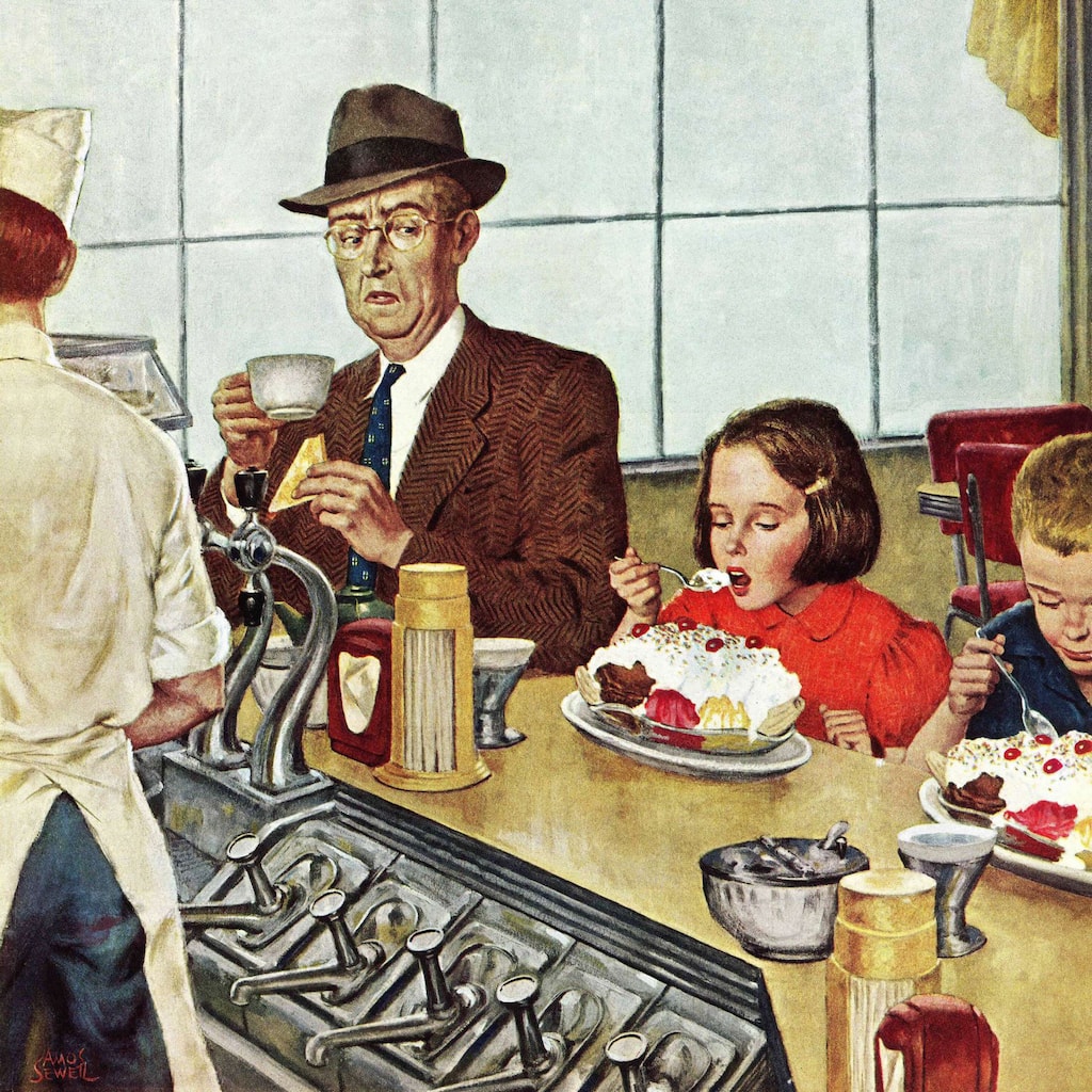 Marmont Hill - 'Banana Split' by Amos Sewell Painting Print on Canvas