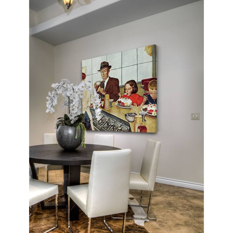 Marmont Hill - 'Banana Split' by Amos Sewell Painting Print on Canvas