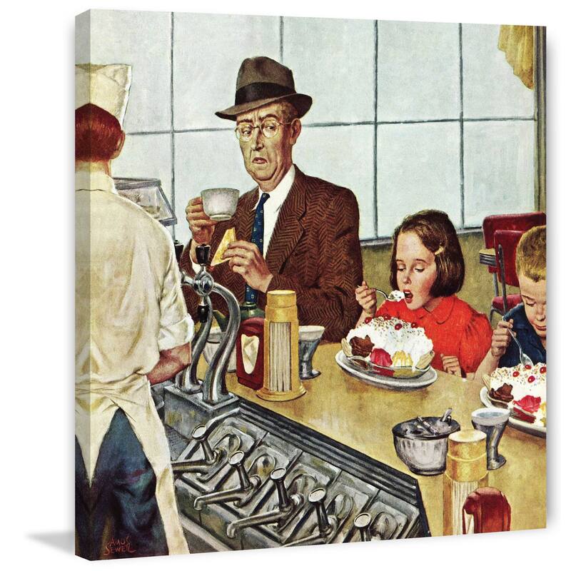 Marmont Hill - 'Banana Split' by Amos Sewell Painting Print on Canvas