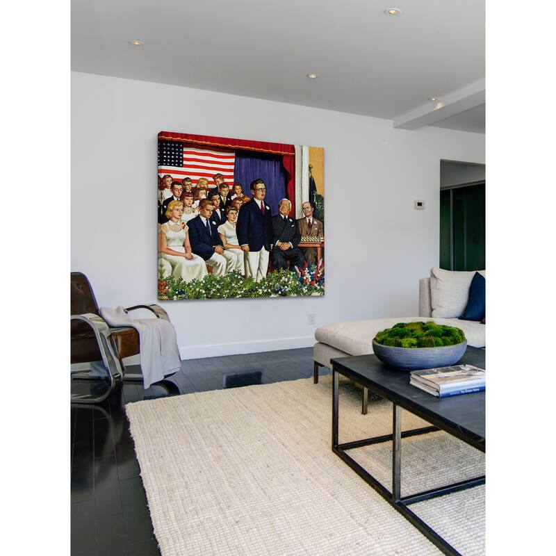 Marmont Hill - 'High School Commencement Address' by Amos Sewell Painting Print on Canvas