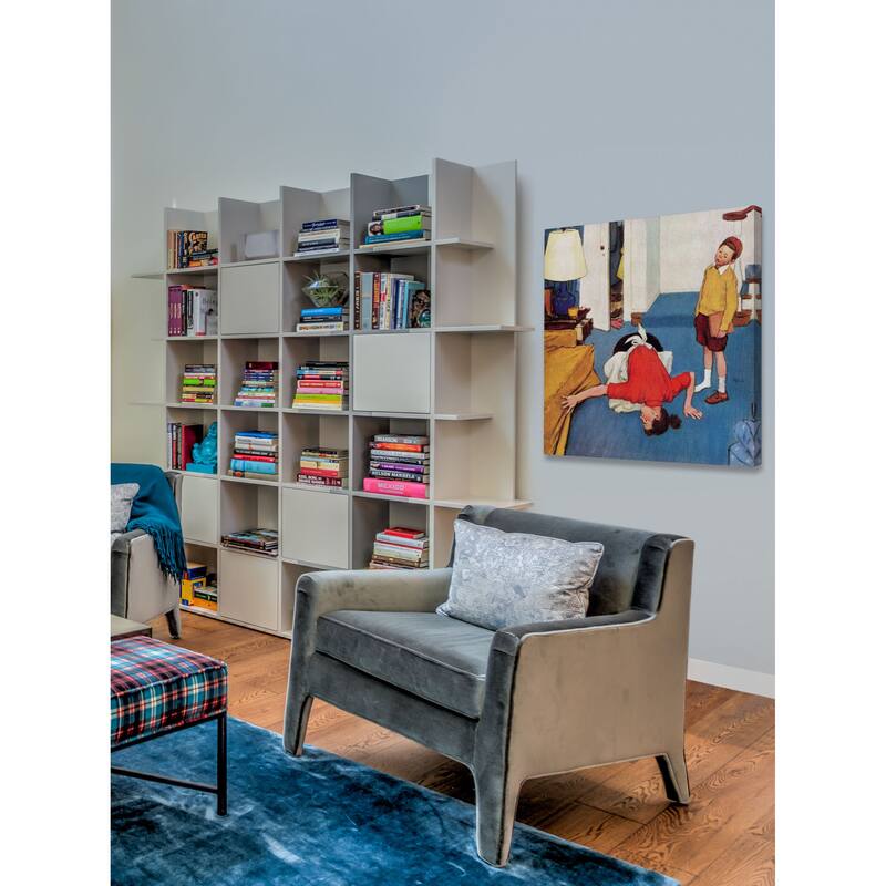 Marmont Hill - 'Missing Shoe' by Jack Welch Painting Print on Canvas - Multi-Color