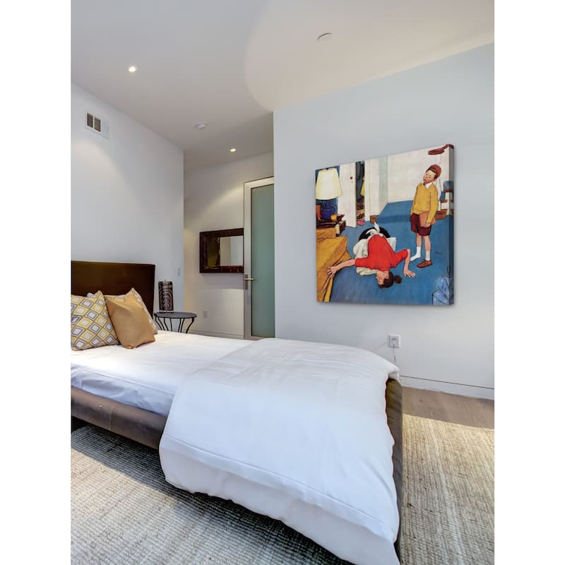 Marmont Hill - 'Missing Shoe' by Jack Welch Painting Print on Canvas - Multi-Color