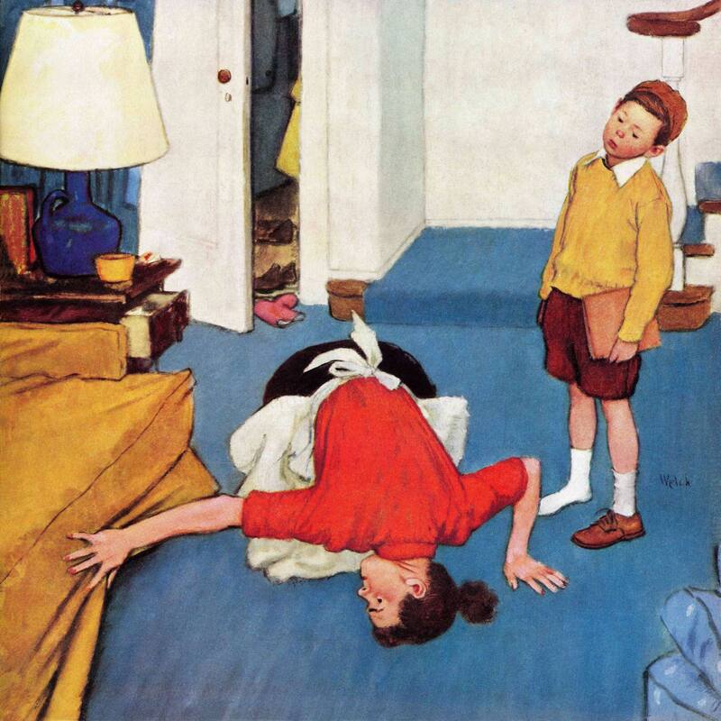 Marmont Hill - 'Missing Shoe' by Jack Welch Painting Print on Canvas - Multi-Color