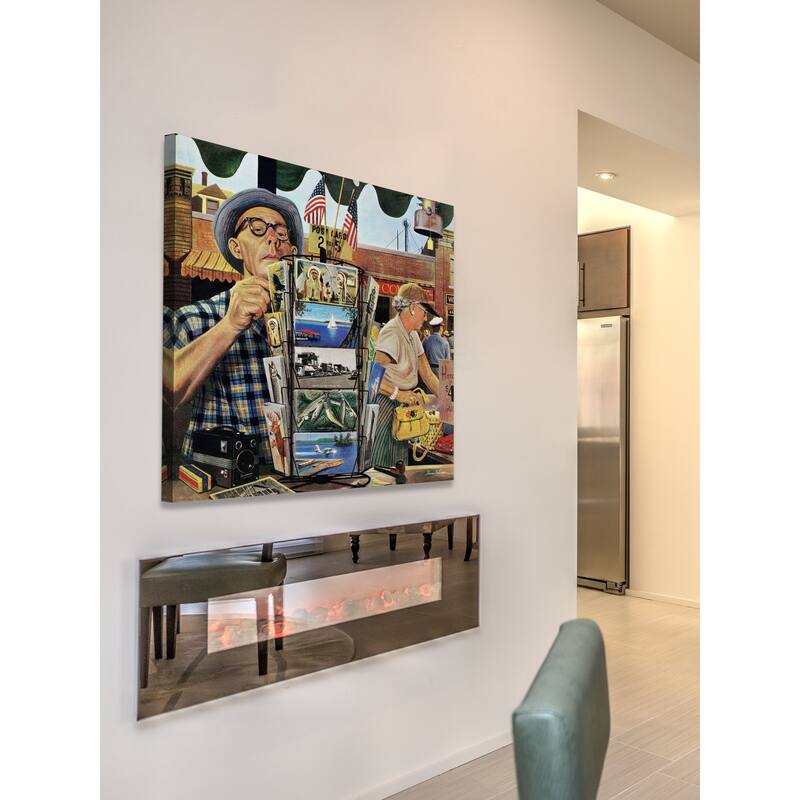 Marmont Hill - 'Postcards' by Stevan Dohanos Painting Print on Canvas