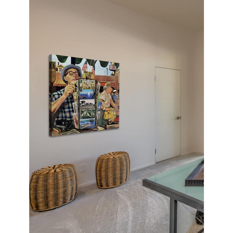 Marmont Hill - 'Postcards' by Stevan Dohanos Painting Print on Canvas
