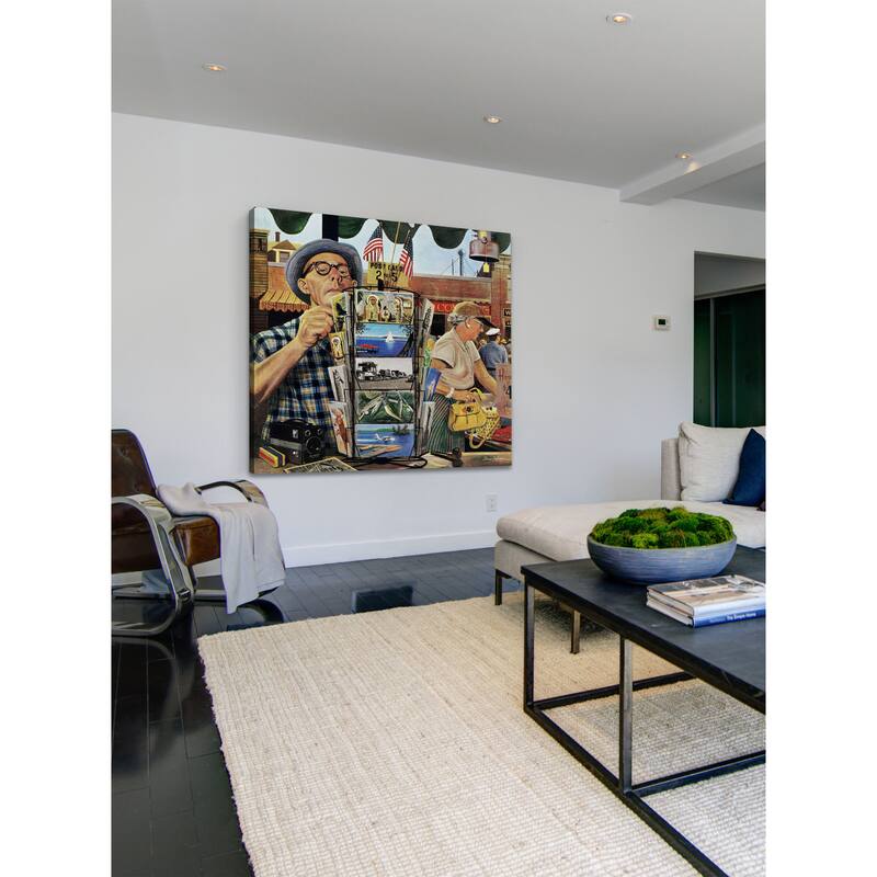 Marmont Hill - 'Postcards' by Stevan Dohanos Painting Print on Canvas