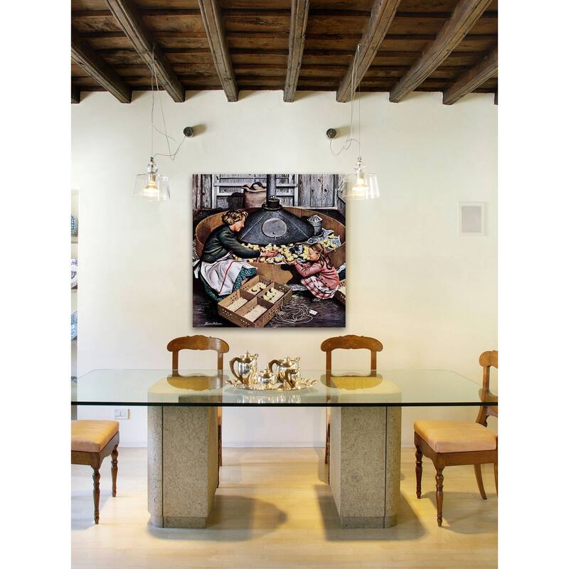 Marmont Hill - 'Chicks in Incubator' by Stevan Dohanos Painting Print on Canvas - Multi-Color