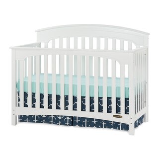 Child Craft Stanford Matte White 4-in-1 Convertible Crib