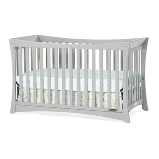 Child Craft Parisian 3-in-1 Stationary Crib in Cool Grey