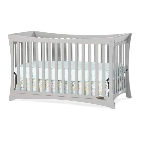 slide 2 of 5, Child Craft Parisian 3-in-1 Stationary Crib in Cool Grey