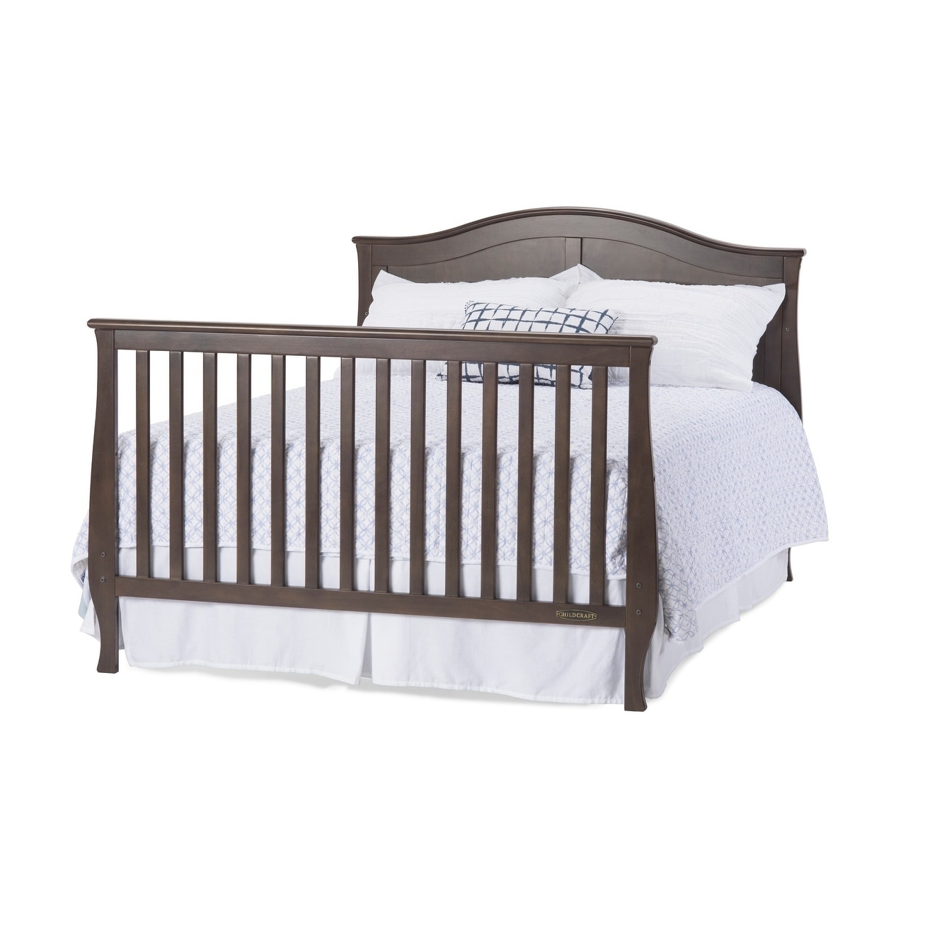 Child Craft Camden 4-in-1 Lifetime Convertible Crib, Slate Bed
