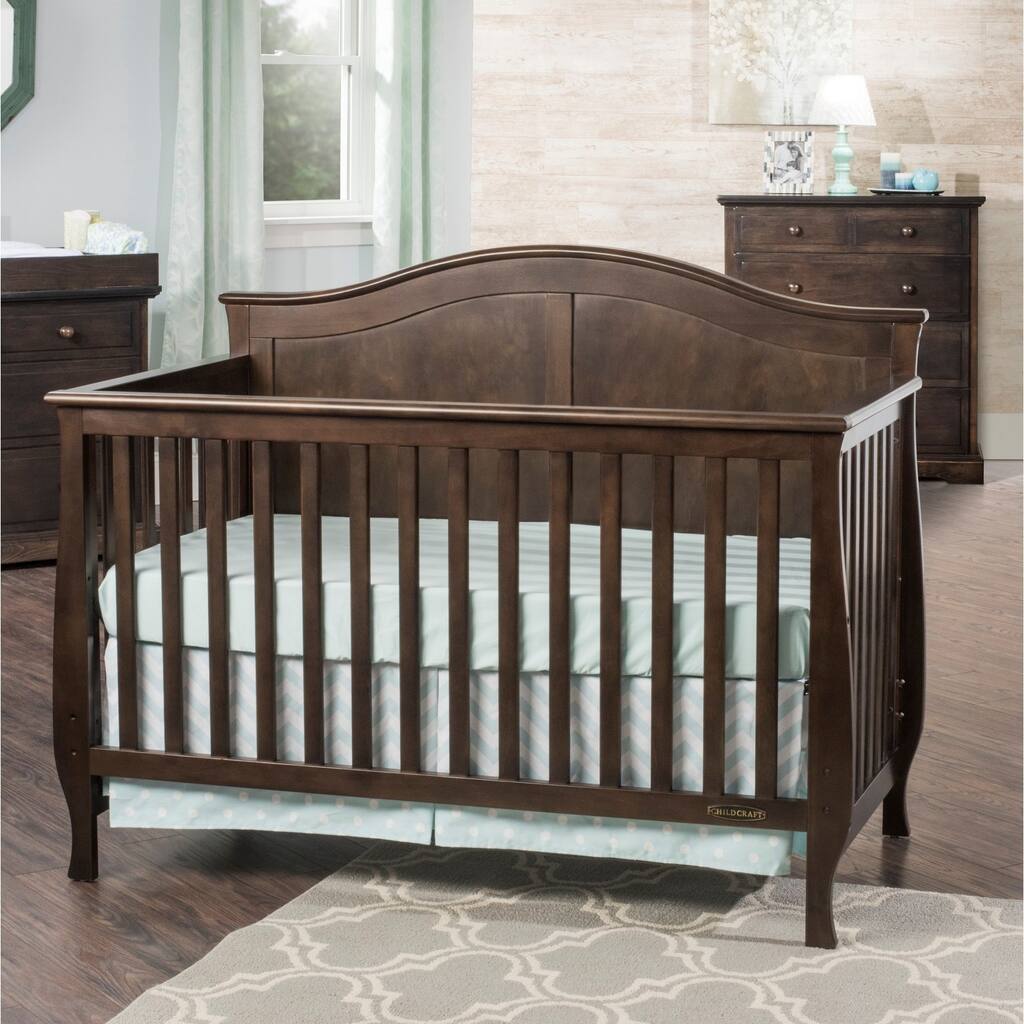 Child Craft Camden 4-in-1 Lifetime Convertible Crib, Slate