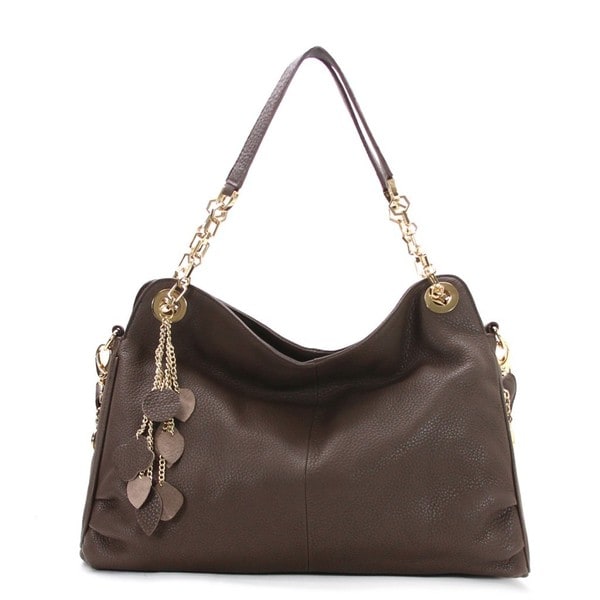 Chasse Wells Cerise Genuine Leather Tote Handbag Free Chasse Wells Cerise Genuine Leather Tote Handbag