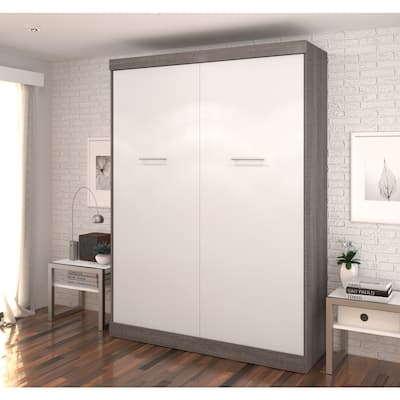 Nebula 65W Queen Murphy Bed, Space-Saving Wall Bed by Bestar