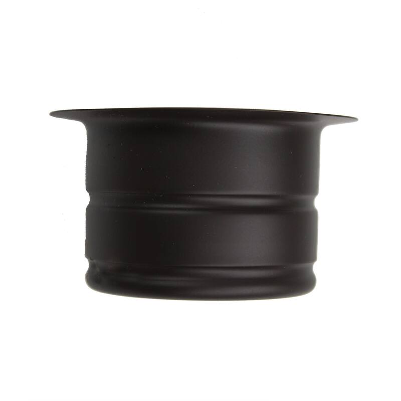 Highpoint Collection Dark Brushed Oil Rubbed Bronze Finished Disposal Drain with Extended Collar