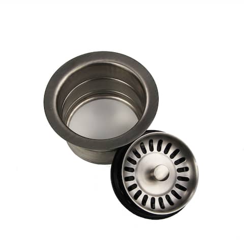 Highpoint Collection Brushed Stainless Finished Disposal Drain