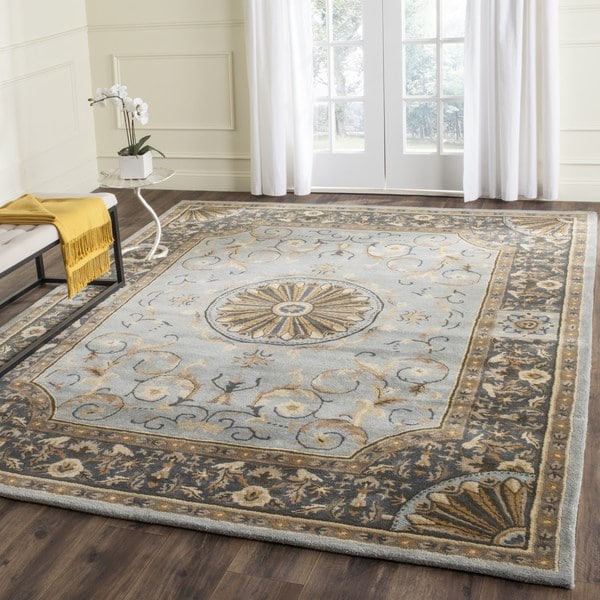 Safavieh Hand-Tufted Empire Blue Wool Rug - 9'6 x 13'6