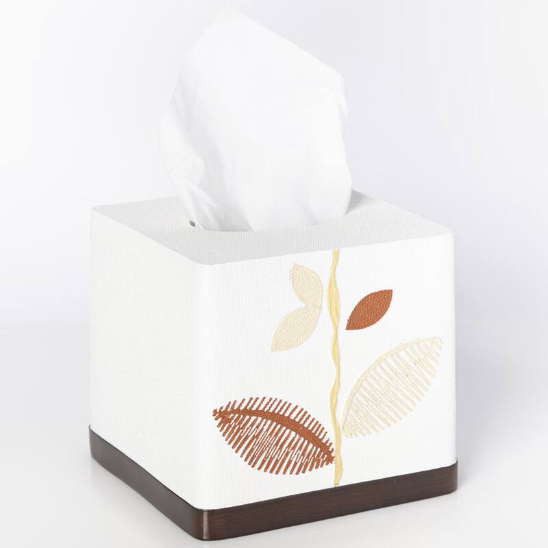 Hand-crafted Ivory Leaf Bath Accessory Collection