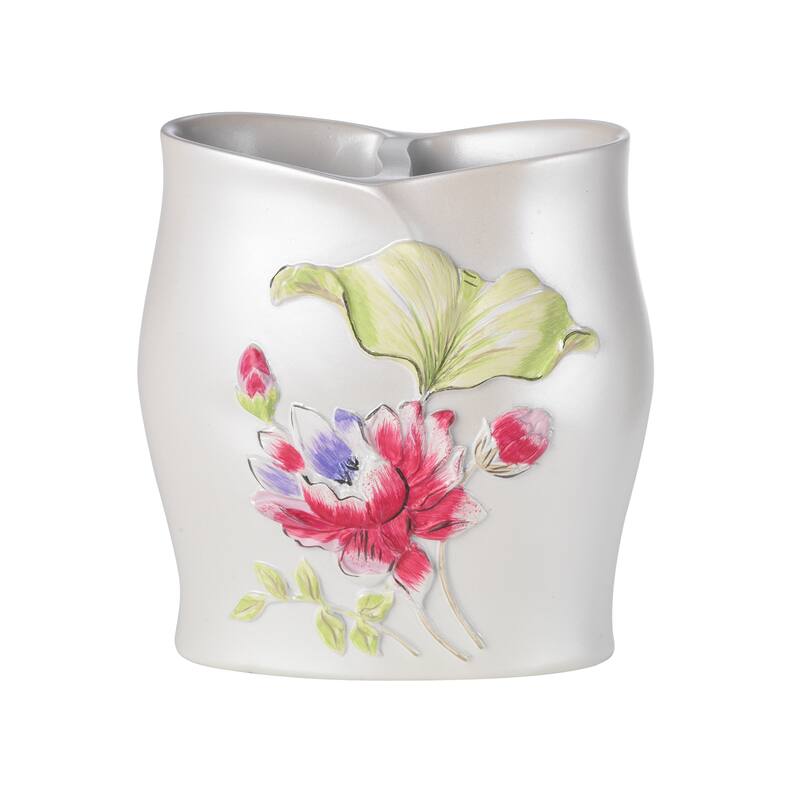 Hand Crafted Floral Bath Accessory Collection Set or Separates