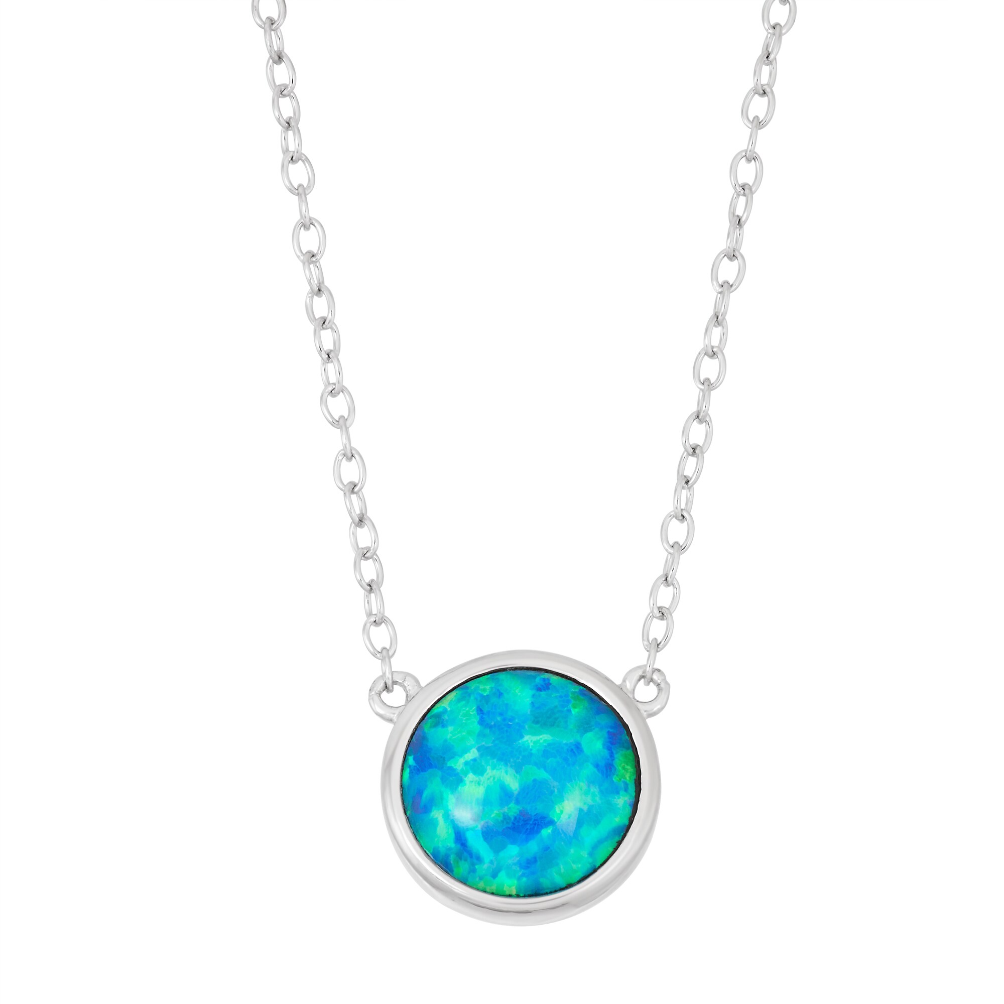 blue opal necklace