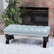 preview thumbnail 3 of 6, Scarlette Tufted Velvet Ottoman Bench by Christopher Knight Home