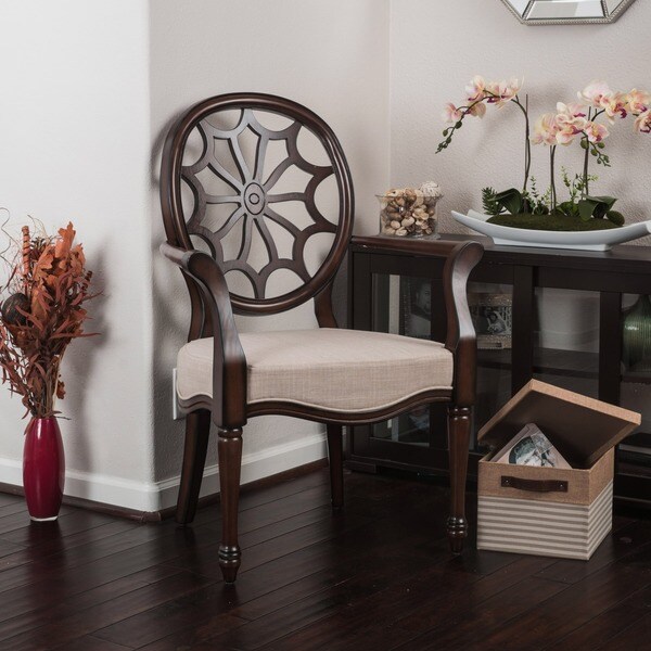 Shop Notre Dame Spider Arm Chair By Christopher Knight Home