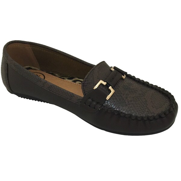 leather driving moc