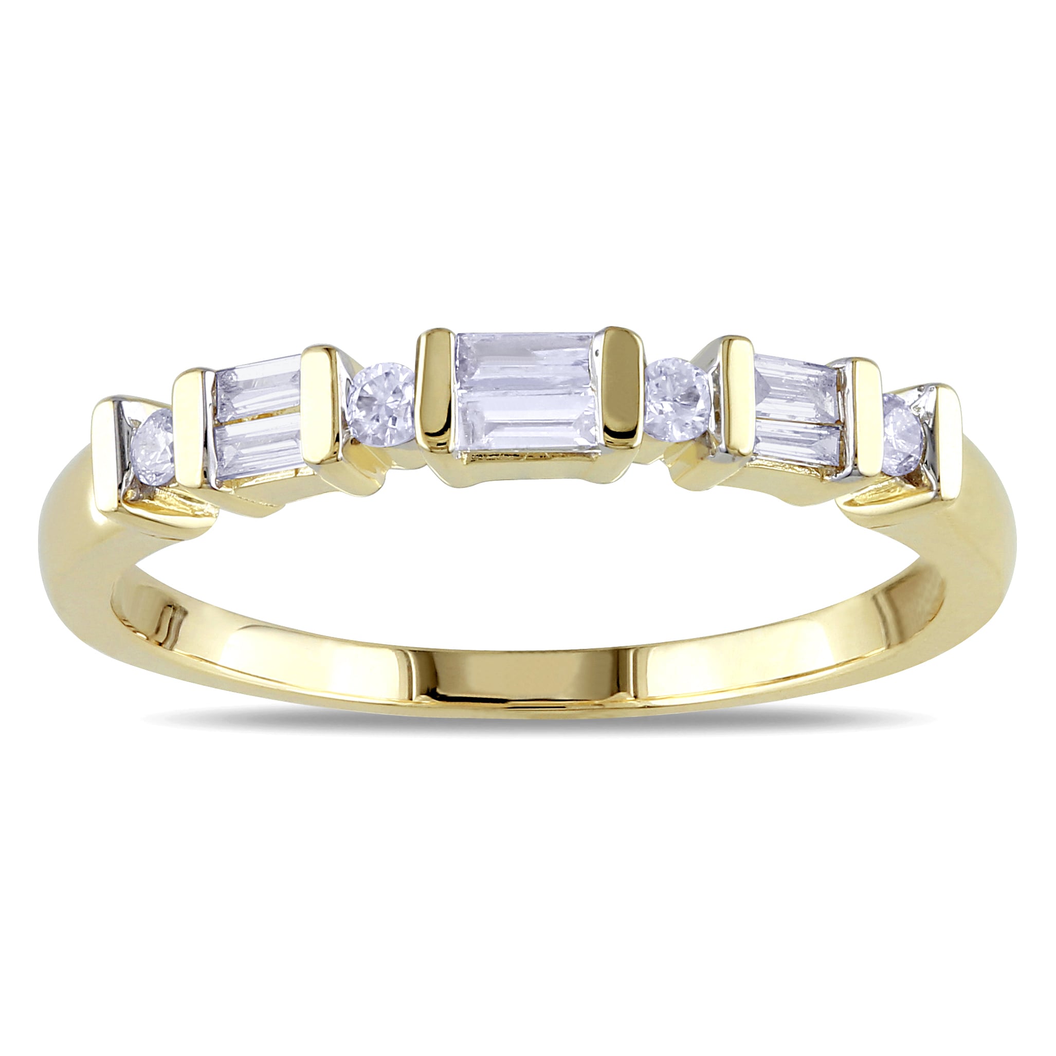 G-H,I2-I3 1//5 cttw, Size-8.75 Diamond Wedding Band in 10K White Gold