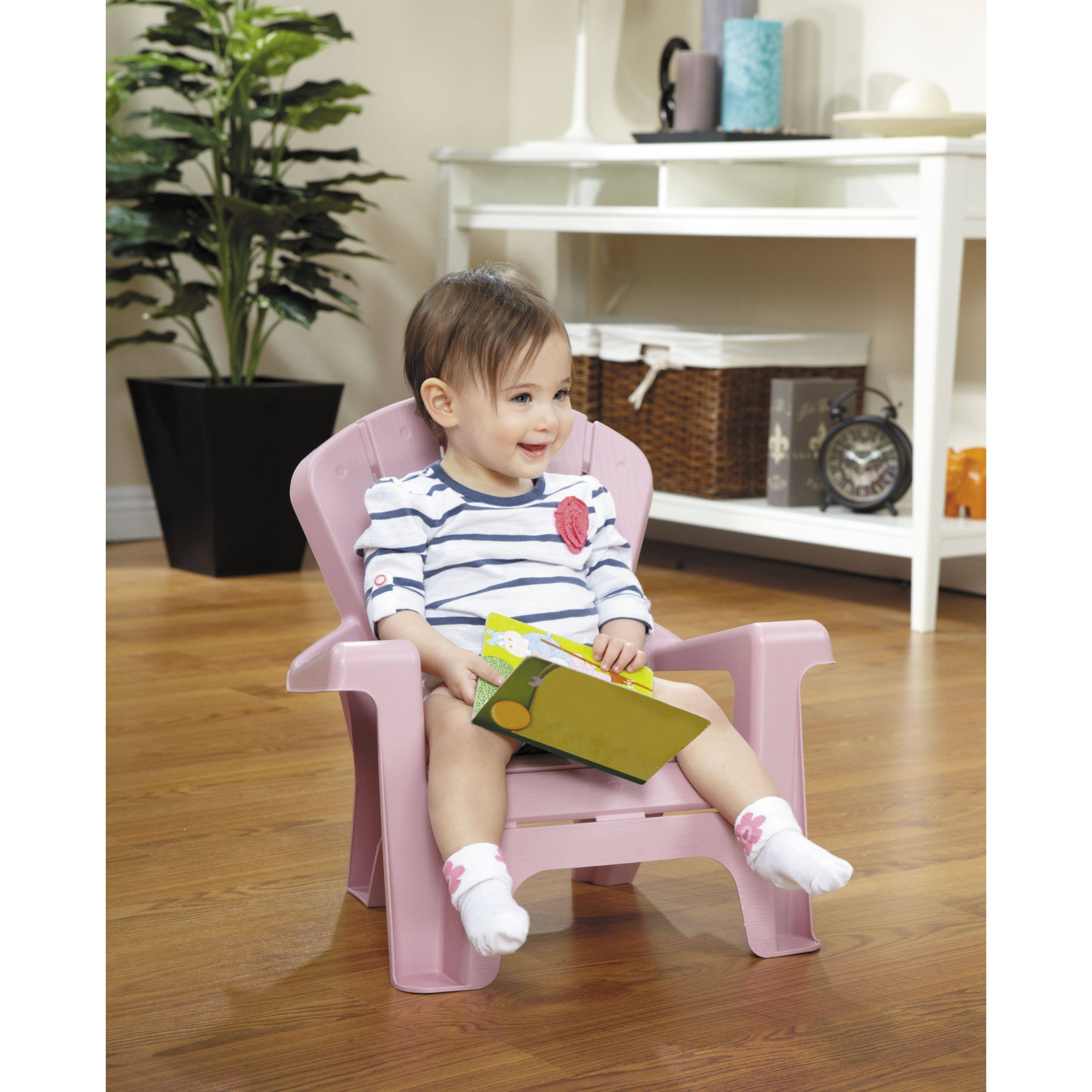 little tikes pink garden chair